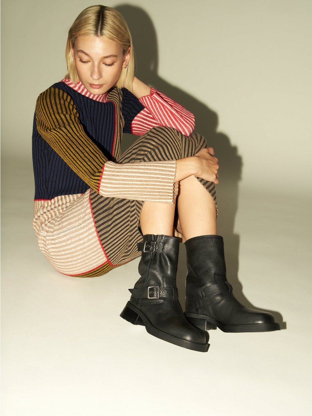 Miista Renate Black Ankle Boots
